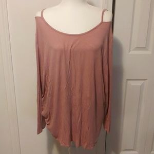 Rose colored ls sweater